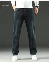 Men’s Relaxed Straight-Leg Stretch Jeans