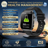 2026 New Accurate Diagnosis Smart Watch Body Fat ECG Blood oxygen BP Health Sport HD AMOLED Screen Call Smart Watches man woman