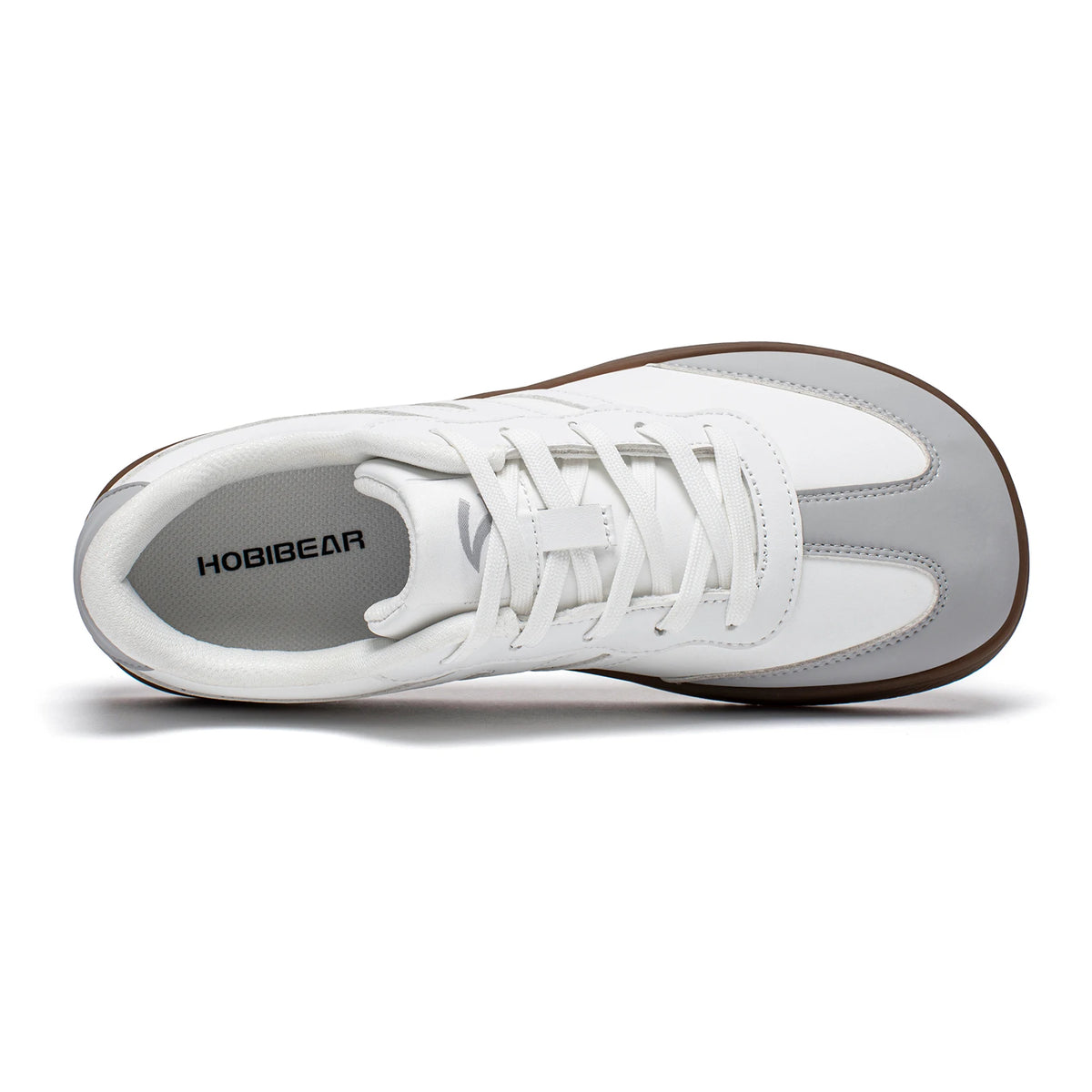 HOBIBEAR Wide Toe Lace-Up Sneakers