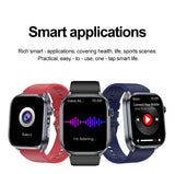 ECG+PPG Health Smartwatch – AI Body Analysis & BT Calling