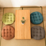Round Floor Cushion Seating for Adults,Tufted Thick Meditation Cushion for Floor Seating Yoga Living Room Office
