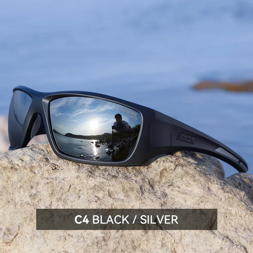 KDEAM New Polarized Fishing Sunglasses TR90 Frame Comfortable Anti slip Design Outdoor Fashion Sports Glasses Men Women Goggles