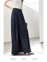 Vimly High-Waist Baggy Wide-Leg Denim Jeans for Women