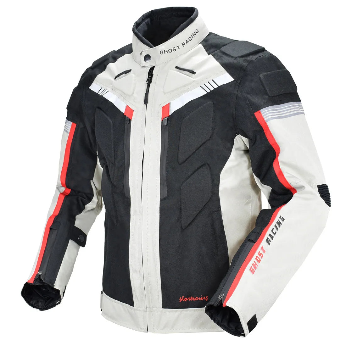 GHOST RACING Motorcycle Racing Jacket Man Waterproof Dirt Bike Pants Set With Protection Racing Suit Motocross Jacket Motor Suit