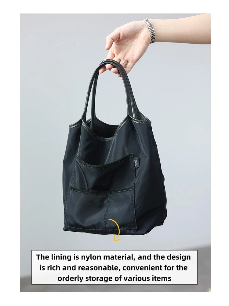 Women Genuine Leather Tote Luxury Light Weight And Comfortable To Use Handbag Colorful Soft Shopping Bags