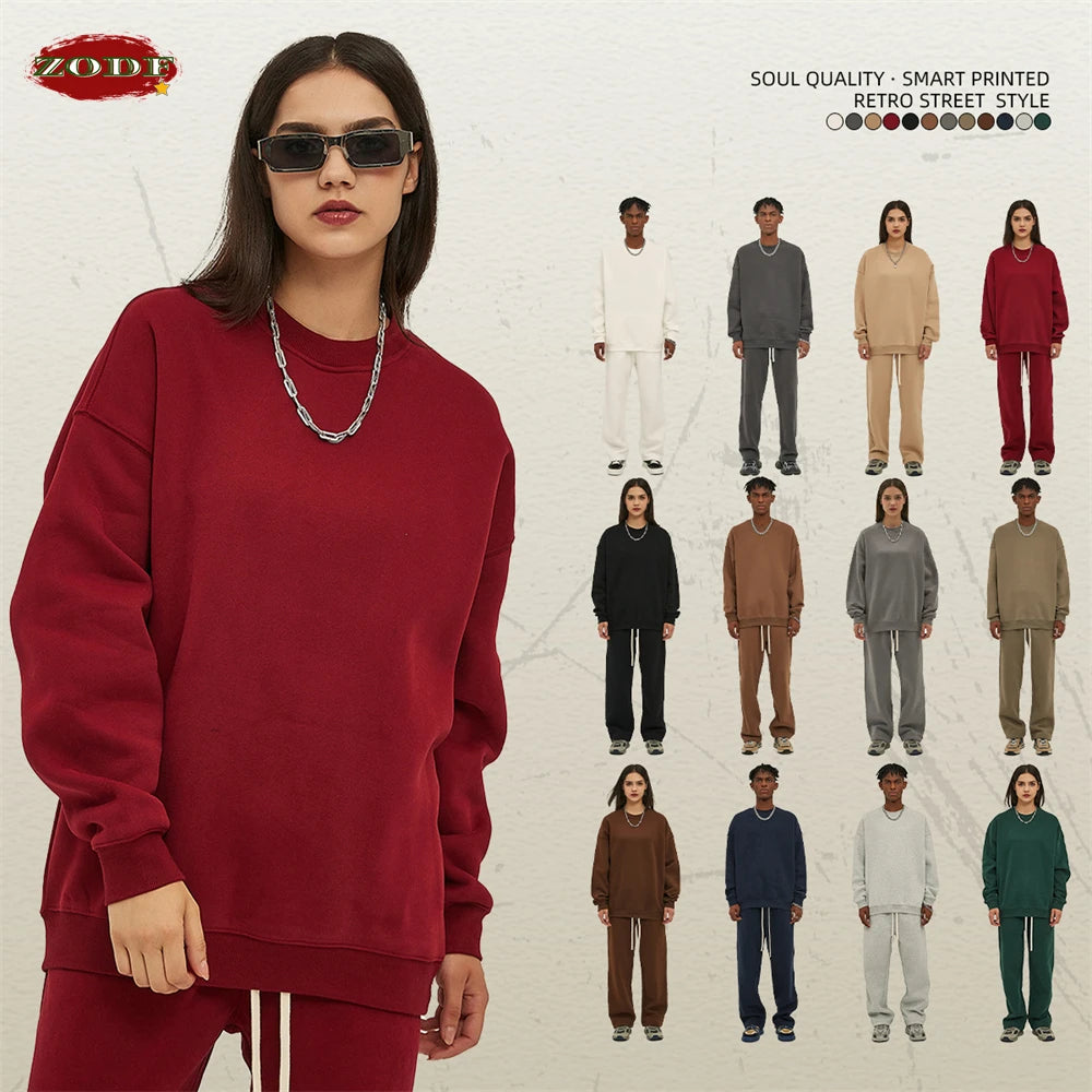 Men's 350gsm Fleece Crewneck Sweatshirt