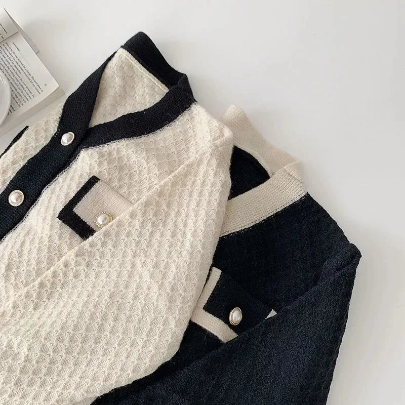 Women's Long Sleeve Button-Front Knit Cardigan