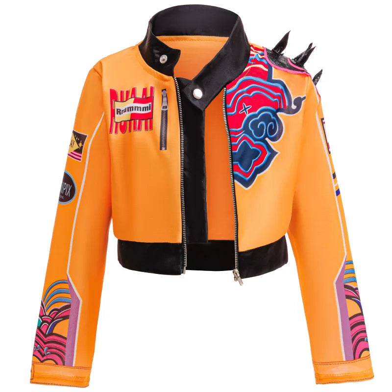 Girl's 4-Piece Pop Star Devil Hunter Costume Set