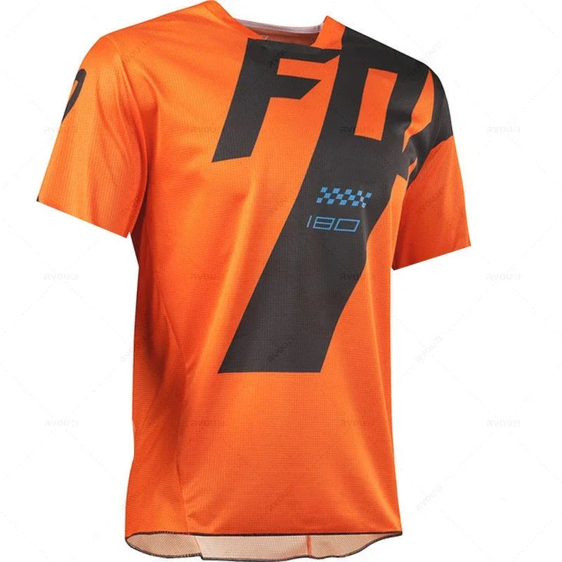 Men's Short Sleeve MTB Enduro Cycling Jersey