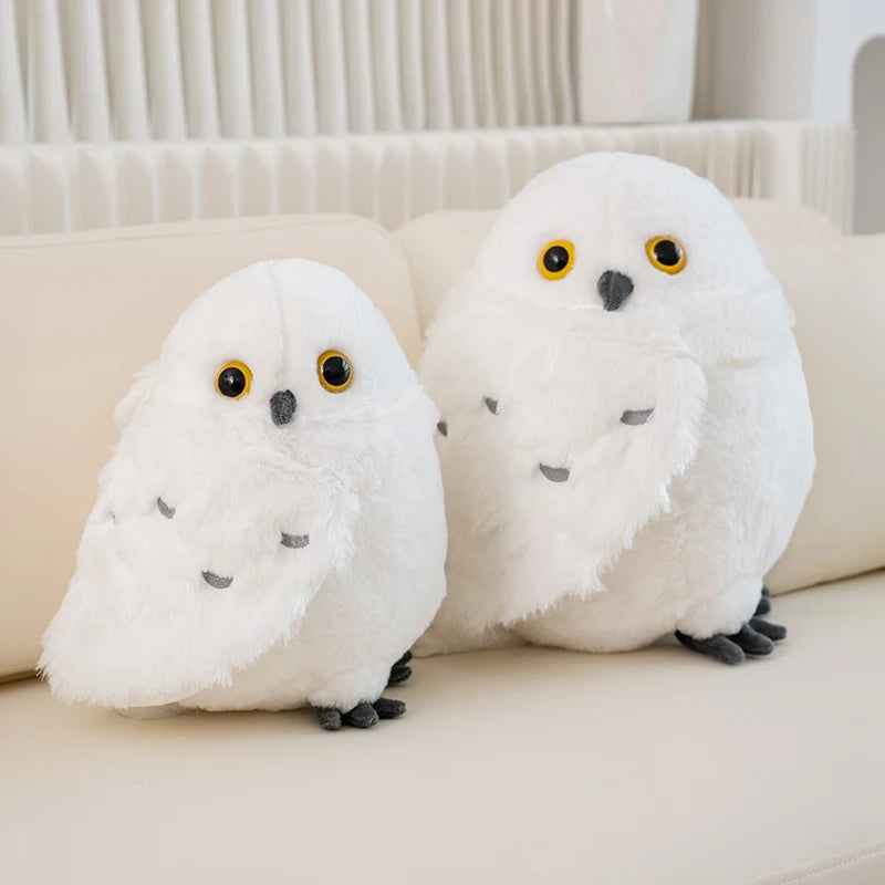 Lifelike Owl Plush Toy – Soft Stuffed Bird Doll 30/36cm