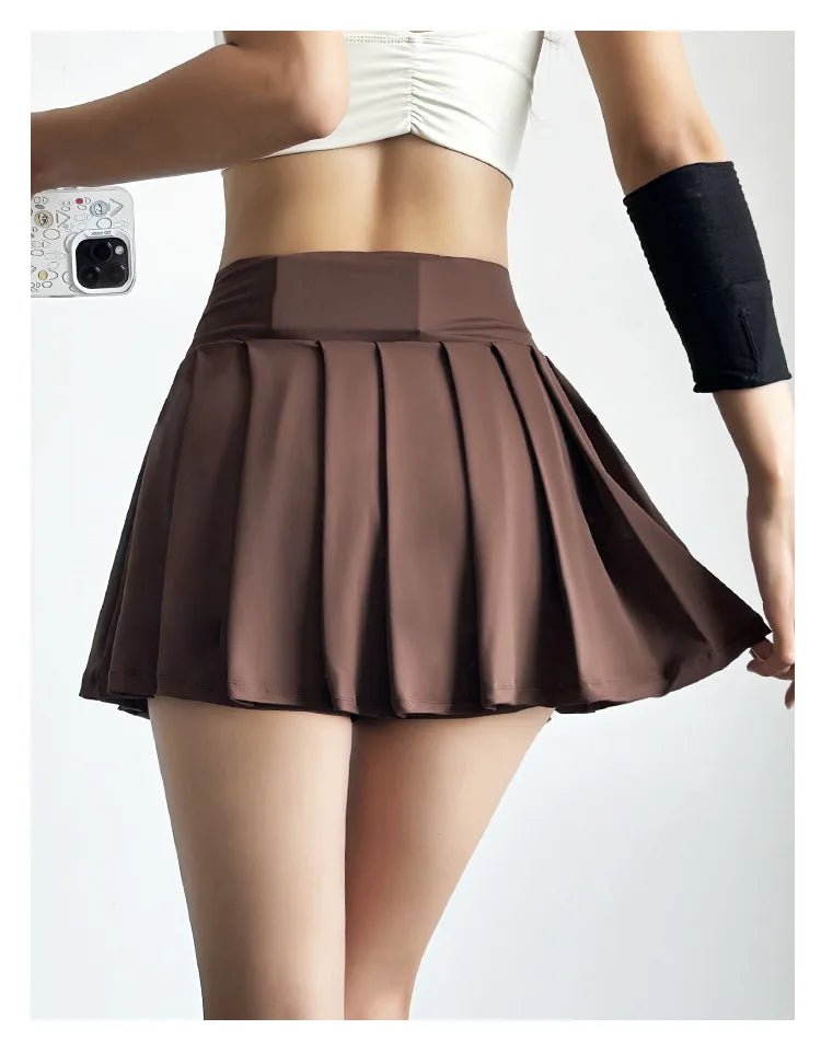 Women’s High-Waist Pleated Active Skort