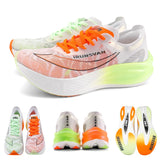 IRUNSVAN Men Professional Marathon Running Shoes Nylon Carbon Plate Road Sports Shoes Lightweight Women Trainers Sport Sneakers