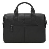 Genuine Leather Briefcase Bag for 15.6 inch laptop computer bag cowskin handbag for men male leather crossbody shoulder bag