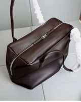 XHTY Genuine Leather Shoulder Bag Underarm Bag Women Soft Large Capacity Bowling Bag Simple Fashion Top Layer Cowhide New Model