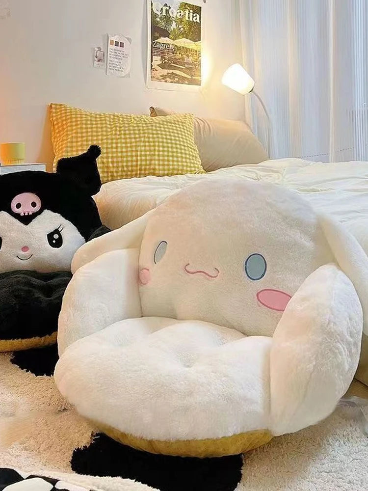 Cartoon Kuromi Melody Series Air Conditioned House Office Chair Cushion Autumn And Winter Comfortable Bedding Peripheral Gifts