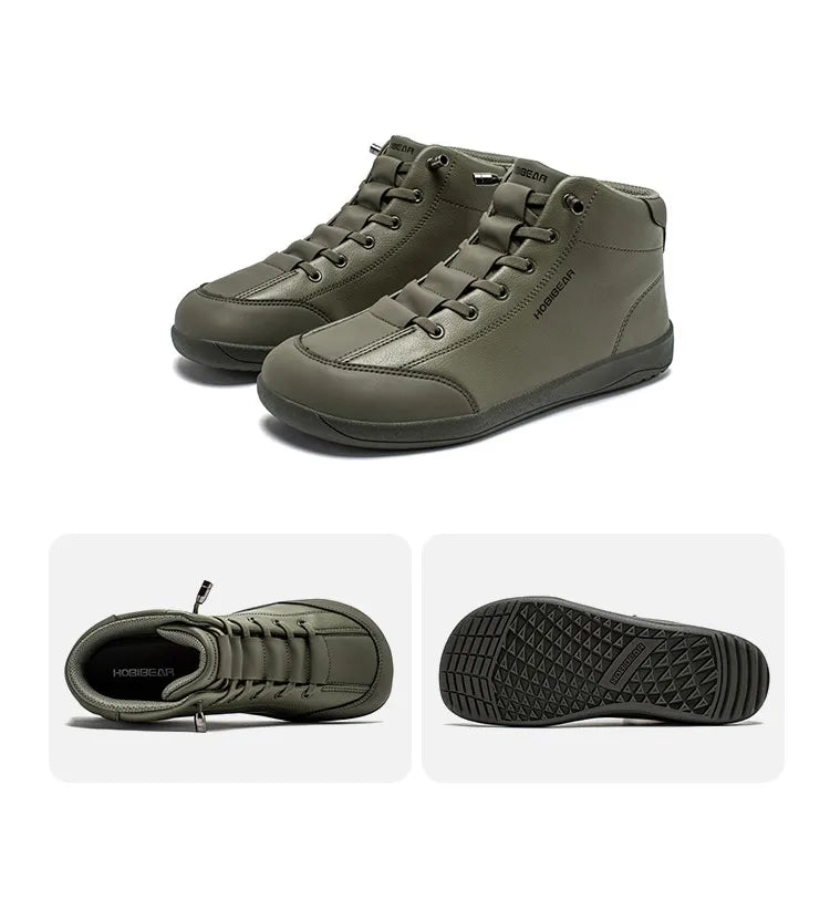 HOBIBEAR Wide-Toe Barefoot Ankle Boots