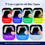 160 LEDs Foldable 7 Colors LED Photon Machine Home Use Beauty Salon LED Facial Body SPA Mask PDT Machine Face LED Mask Skin Care