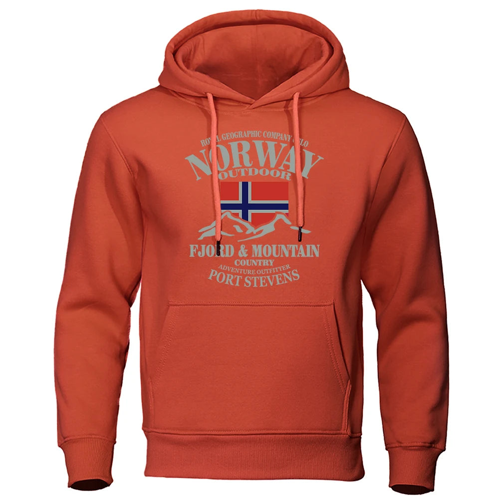 Norway Mountain Oversize Hoodie