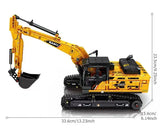 SEMBO BLOCK 1022pcs Excavator Models Building Blocks MOC City Construction Engineering Vehicle Bricks Educational Toys Boys Gift