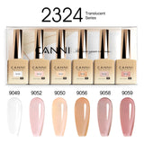 CANNI HEMA-Free Gel Polish Kit | Jelly, Nude & Rubber Base