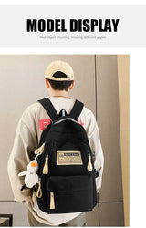 Fashion Big Student School Backpack Rucksack Girls Boys School Bag High Capacity Women Backpack Female Leisure Travel Mochila