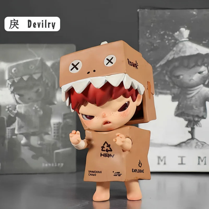 POP MART Hirono The Mime Series Figure Anime Cartoon Action Figurine Blind Box Toys Doll Cute Mysterious Box Birthday Boys Gifts