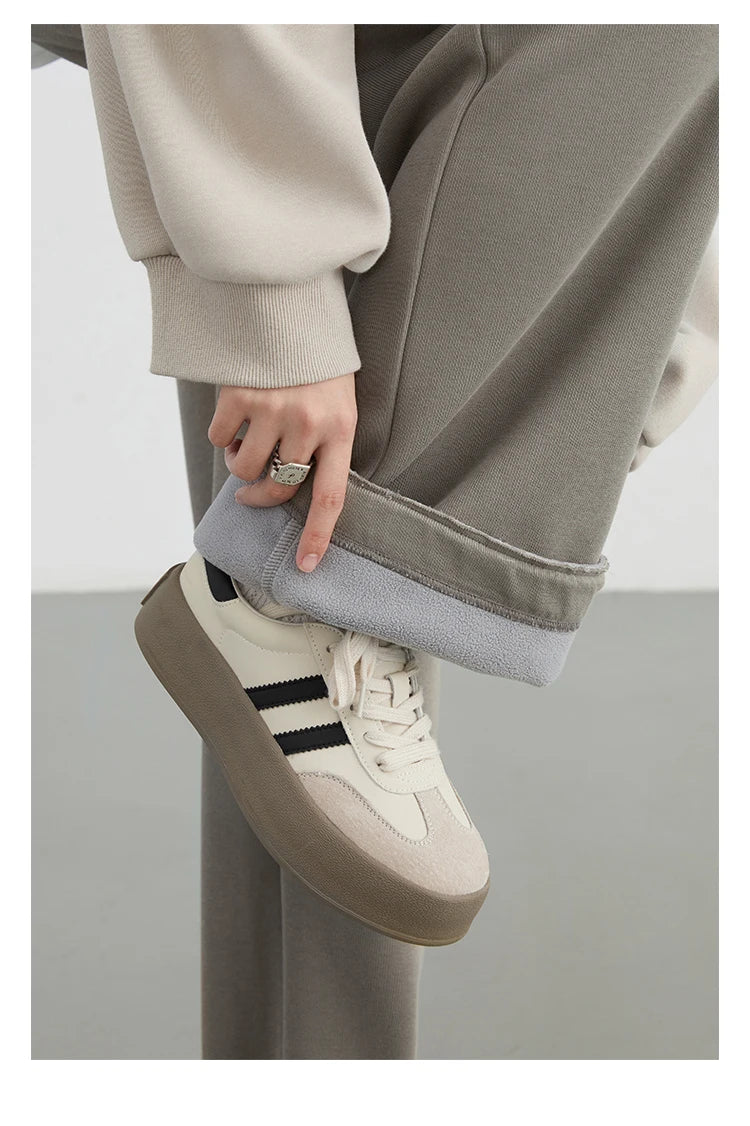 Women's High-Waisted Drawstring Wide-Leg Pants
