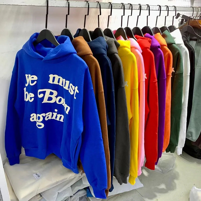 Men’s Oversized Graphic Cotton Fleece Hoodie