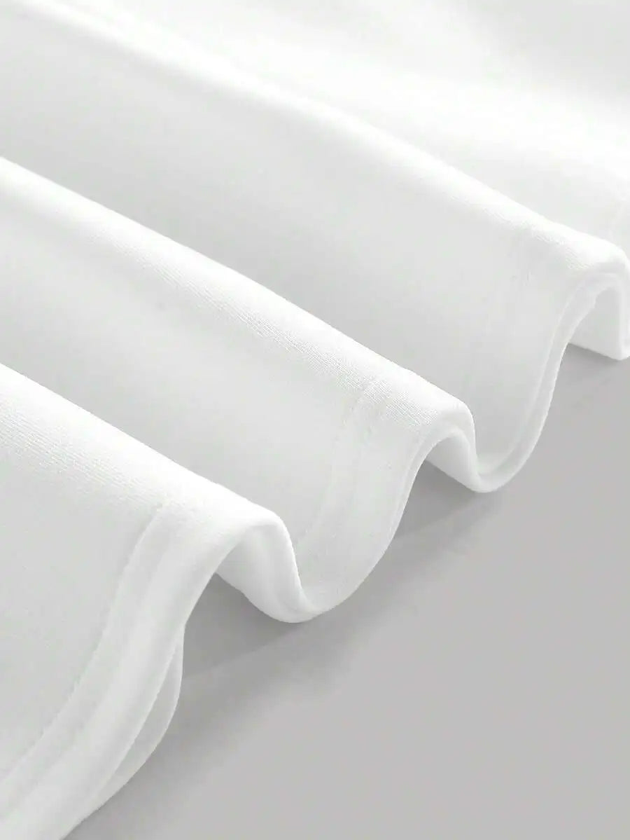 White A-Line Chiffon Dress | Formal & Wedding Events