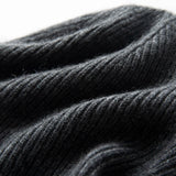 MERRILAMB Men's Pure Cashmere Ribbed Beanie | Soft & Warm