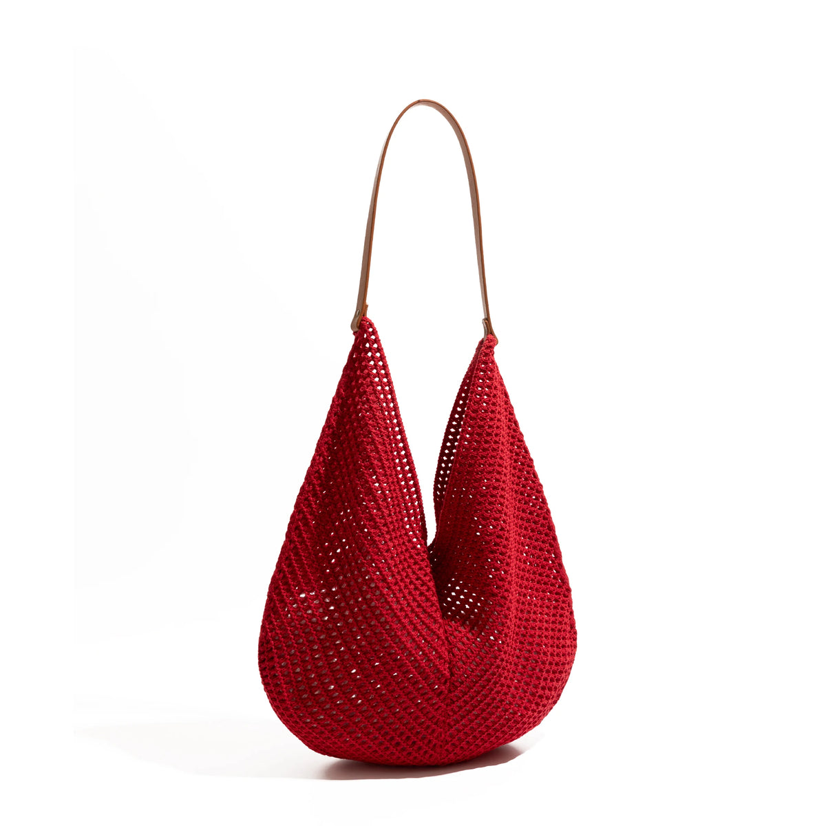 MABULA Casual Woven Beach Large Capacity Slouchy Shoulder Bag Hollow Out Weaving Underarm Bags Holiday Tote Handbag for Women