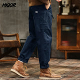 HIQOR Men's Relaxed Cargo Pants – Vintage Safari Style