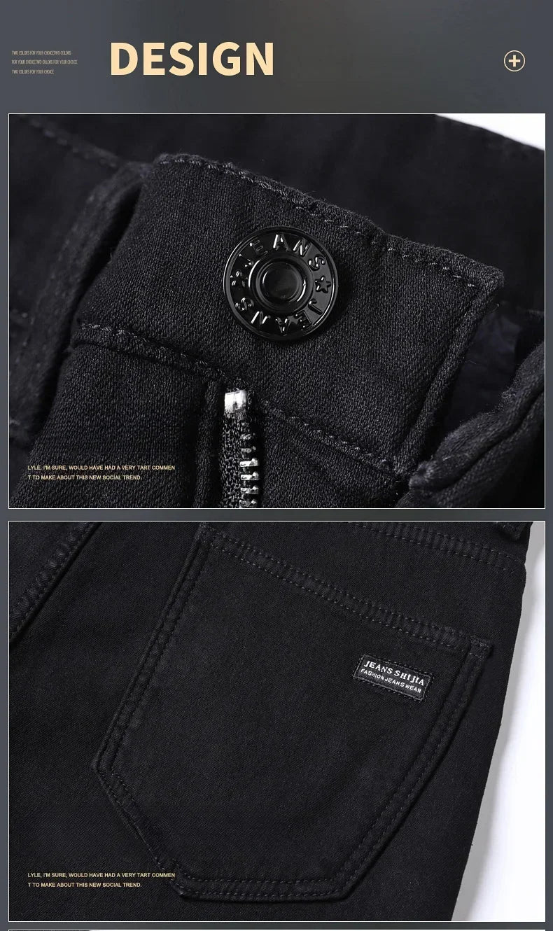 Men’s Fleece-Lined Straight-Leg Stretch Jeans