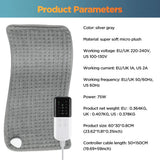 Electric Heating Pad 30*60cm Multifunctional Heating Blanket Cushion 9&10 Levels Temperature Body Back Warmer For Home Office