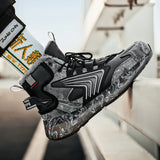 Men’s Winter High-Top Plush Sneakers