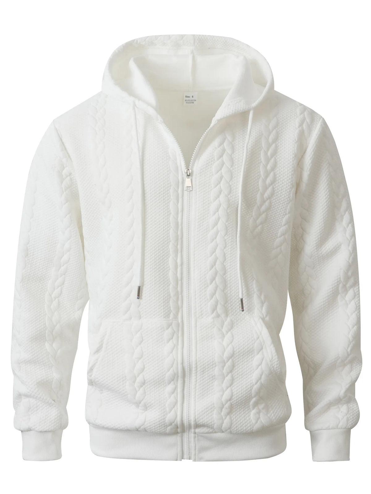 Men's Knit Zip-Up Hoodie