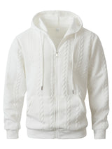 Men's Knit Zip-Up Hoodie