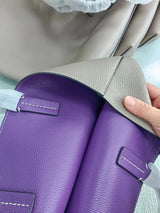 JAZZQ Reversible Genuine Leather Tote | First-Layer Cowhide
