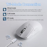 AJAZZ AJ139 V2 MC/AJ139 PRO Wireless Gaming Mouse PAW3311/PAW3395 Sensor 12000DPI/26000DPI 500mAh Bluetooth Mouse Gamer For PC