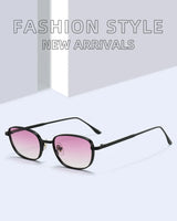 DDDLONG Fashion Small Square Retro Sunglasses Women Classical Vintage Punk Sun Glasses For Men Eyewear Outdoor Shades D626