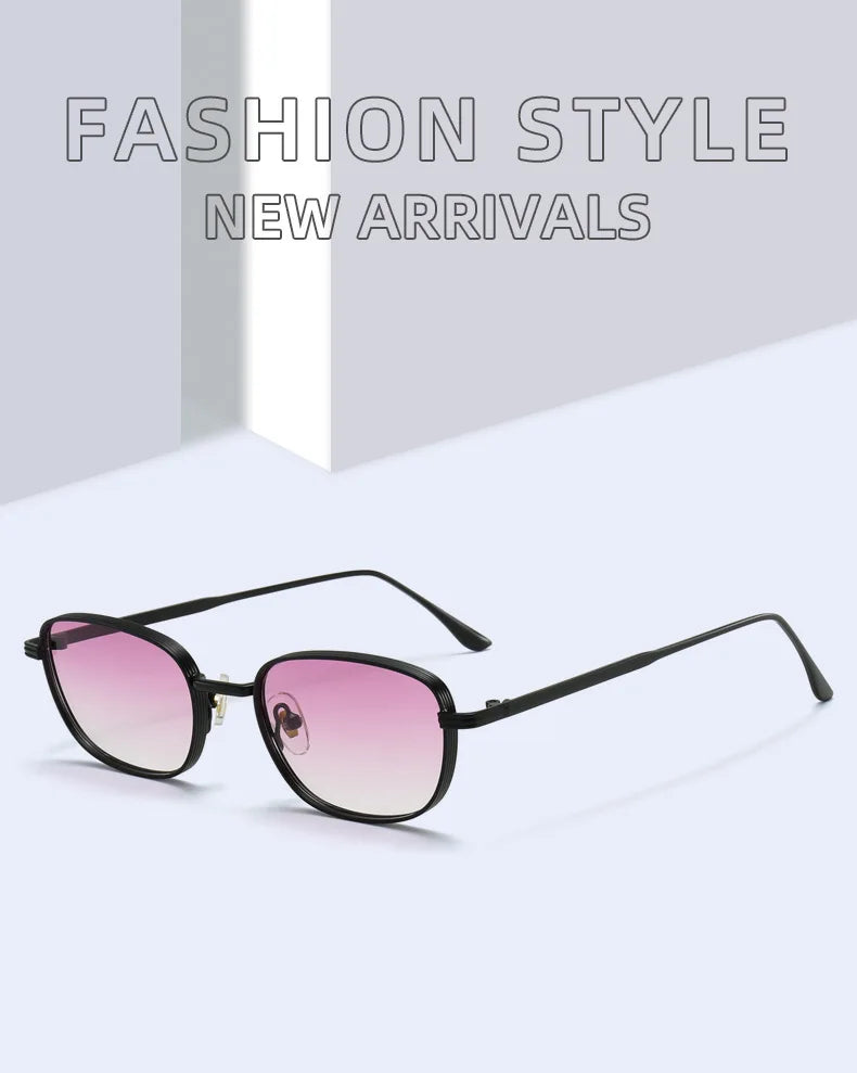 DDDLONG Fashion Small Square Retro Sunglasses Women Classical Vintage Punk Sun Glasses For Men Eyewear Outdoor Shades D626