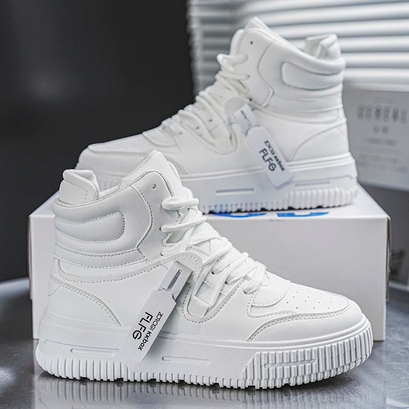 Casual High Top Skateboard Sneakers for Men & Women