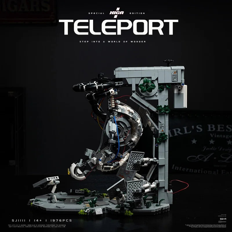 GLaDOS Portal 2 with LED Motor Building Blocks Decrypt Game Robot Aperture Lab Brick Model Kit Boy Toy Adults Kid Gift 1976PCS