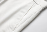 Men’s Classic Three-Piece White Business Suit
