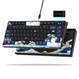 Womier S-K80 75% Keyboard with Color OLED Display Mechanical Gaming Keyboard Hot Swap Keyboard Gasket Mount RGB Custom Keyboard