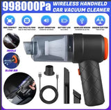 Cordless Handheld Vacuum – Blow & Suction, USB Rechargeable