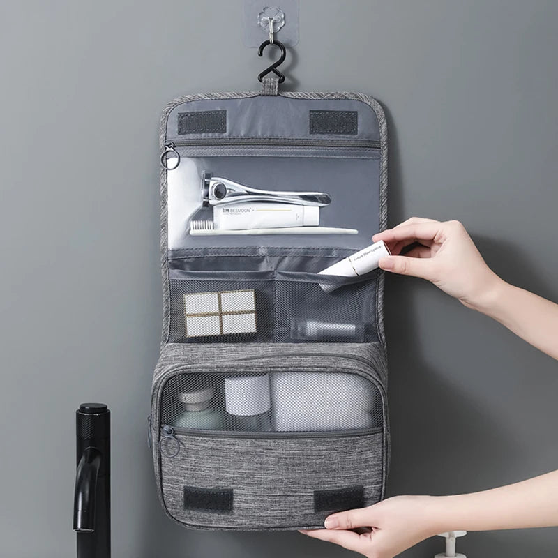 Hanging Travel Toiletry Bag with Zipper