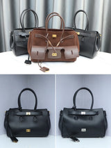 Genuine Cowhide Leather Tote Top Women's Bag Large-Capacity Neutral Motorcycle Wing Underarm Messenger Bag for Ladies 2025
