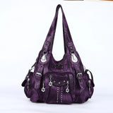 Women Fashion Handbags Women Shoulder Bags PU Leather Handbag Female Satchel Big-capacity Shoulder Purse Bag Bolsa Feminina