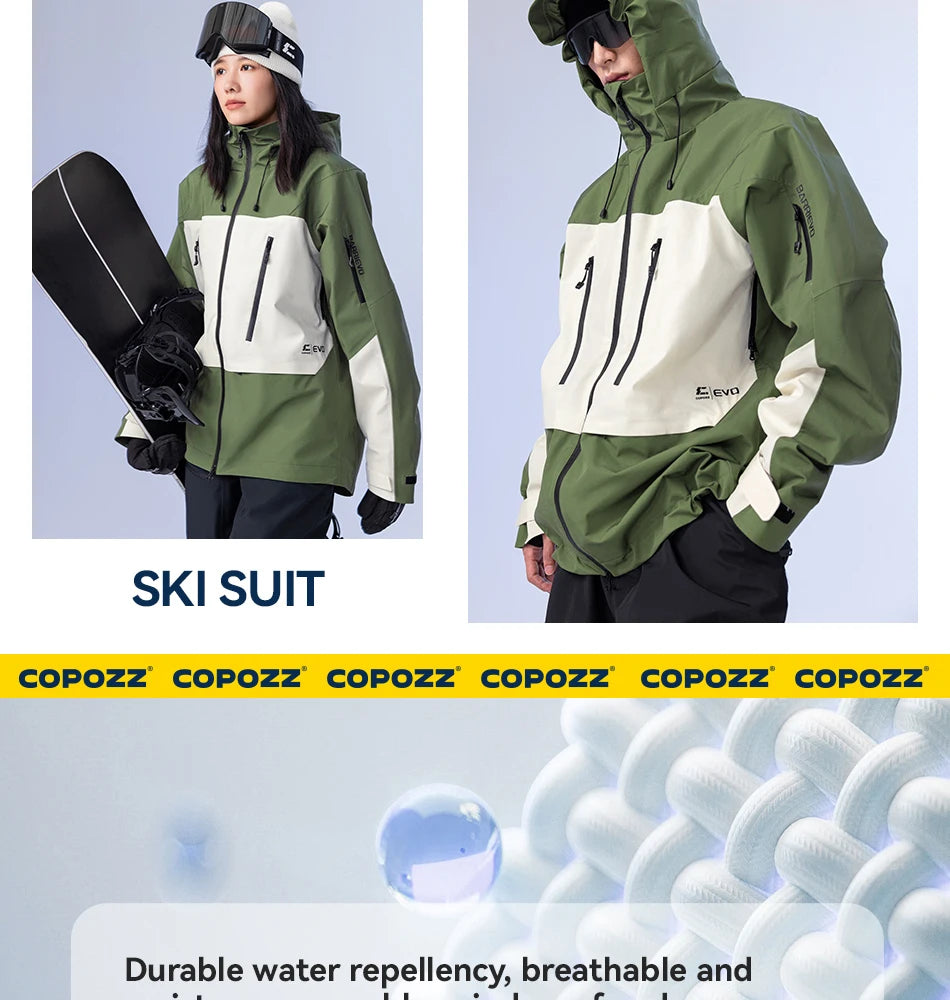 High-Performance Waterproof Ski & Snowboard Jacket
